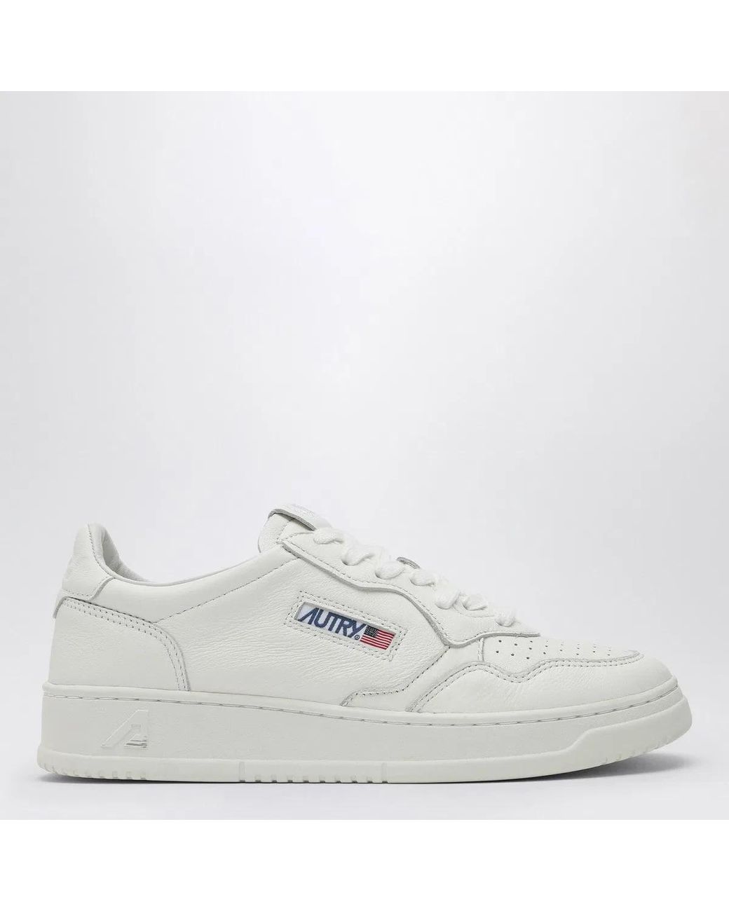 Autry White Medalist Sneakers