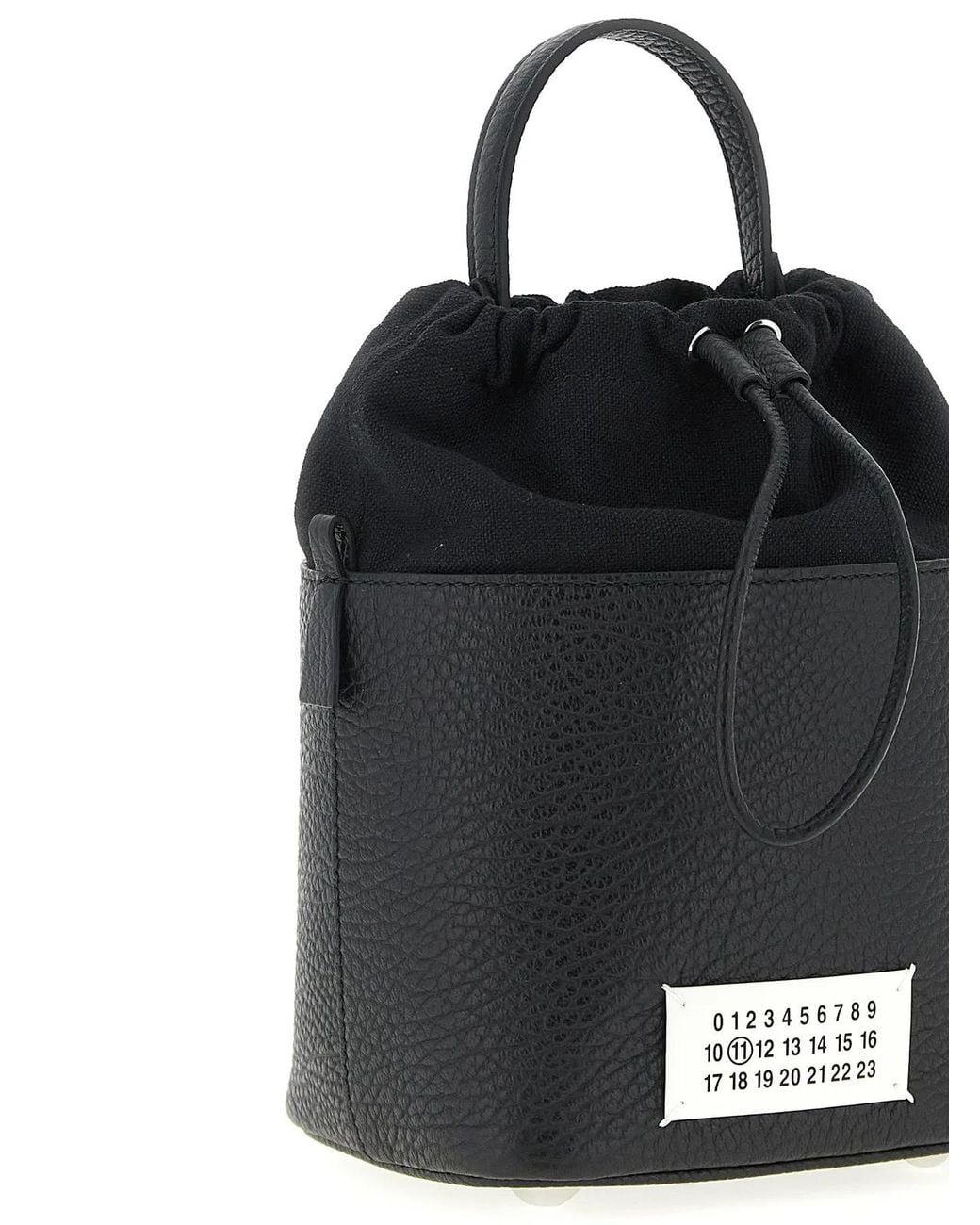 Maison Margiela Black '5Ac' Bucket Bag
