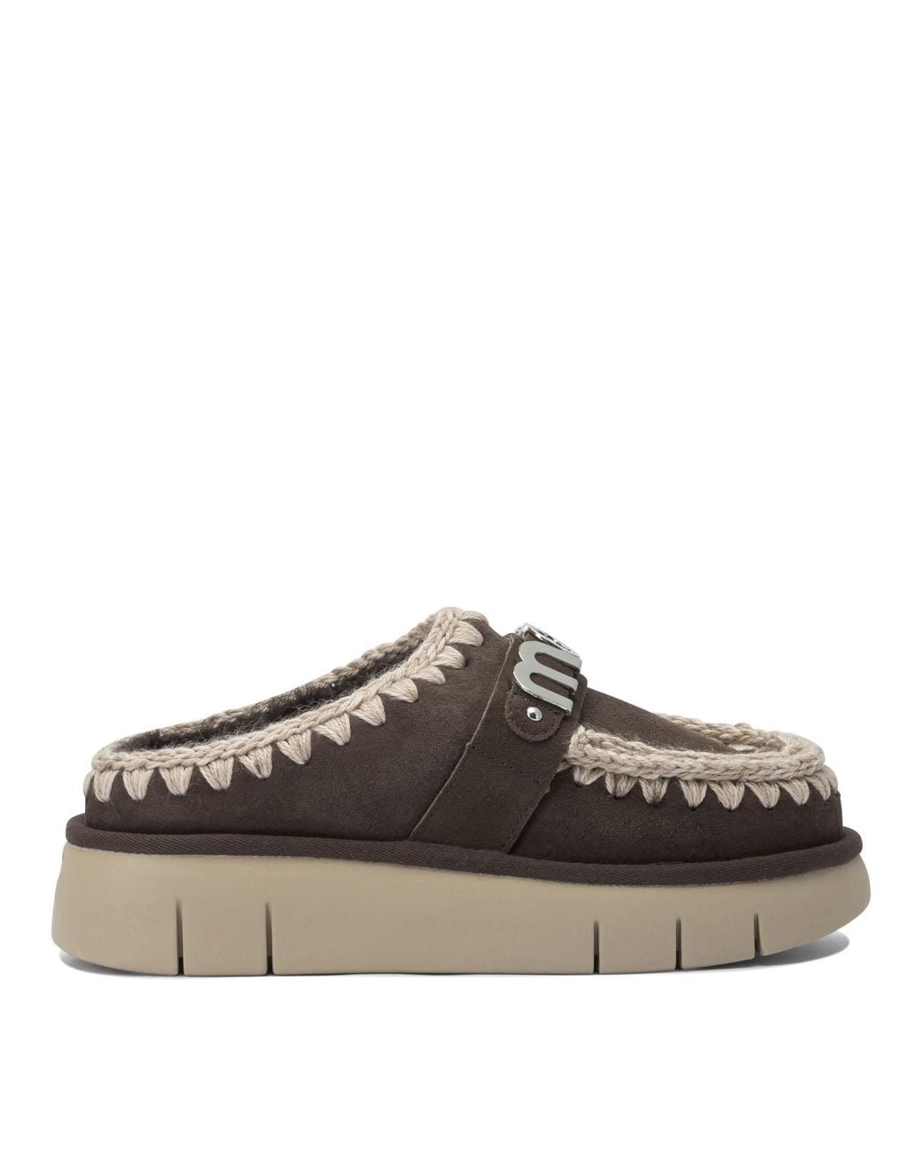 Mou Brown Loafers & Slippers