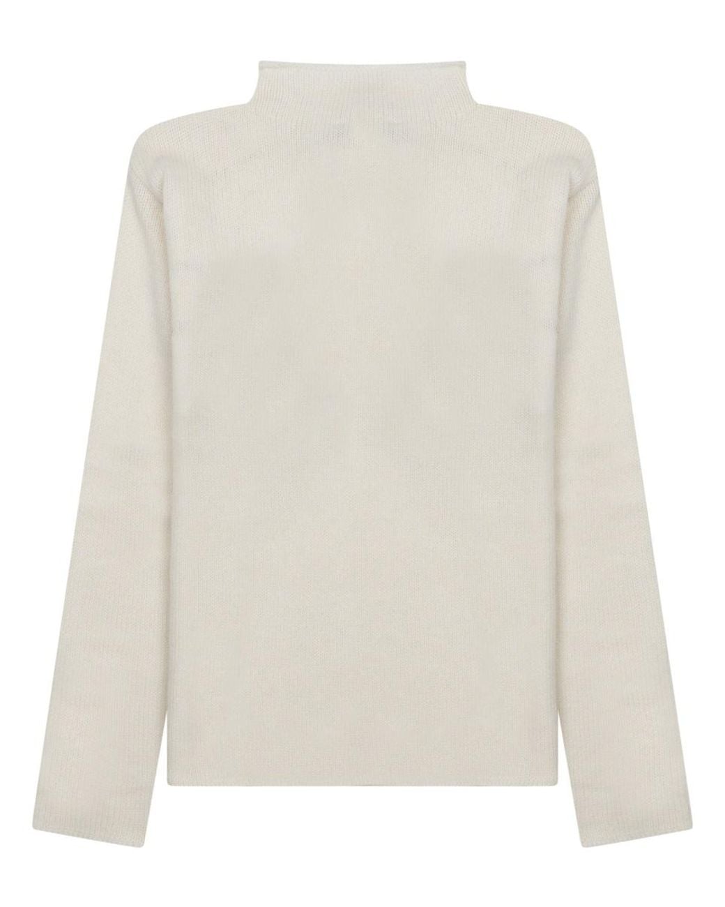 Dior White Cashmere Jumper With Logo Jumpers