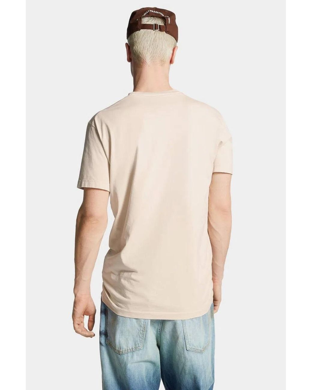 DSquared² Natural Cotton T-Shirt for men