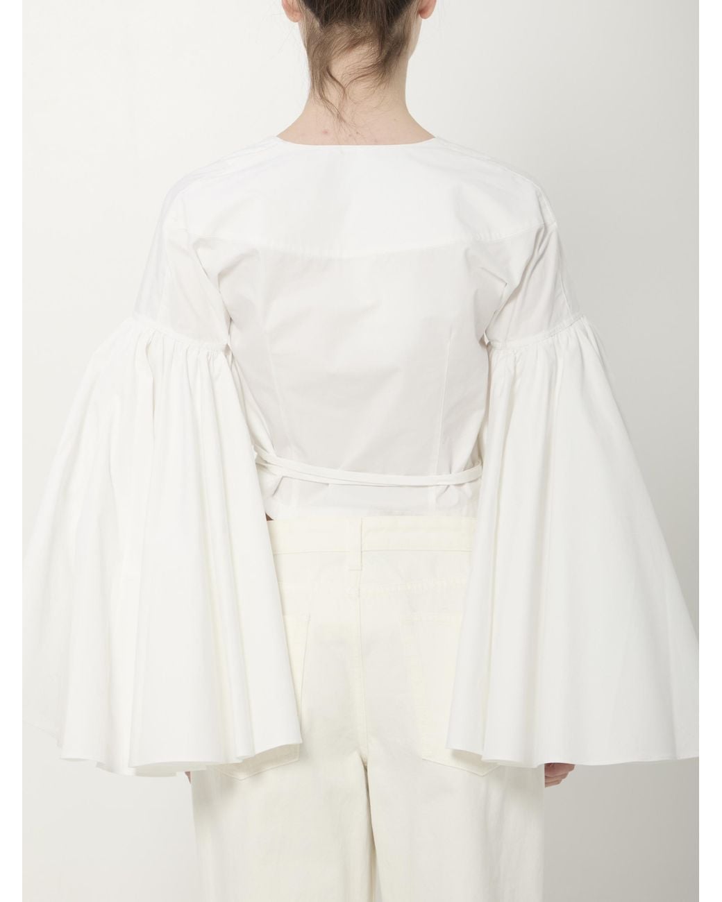 Jacquemus White Paysan Wrap Top