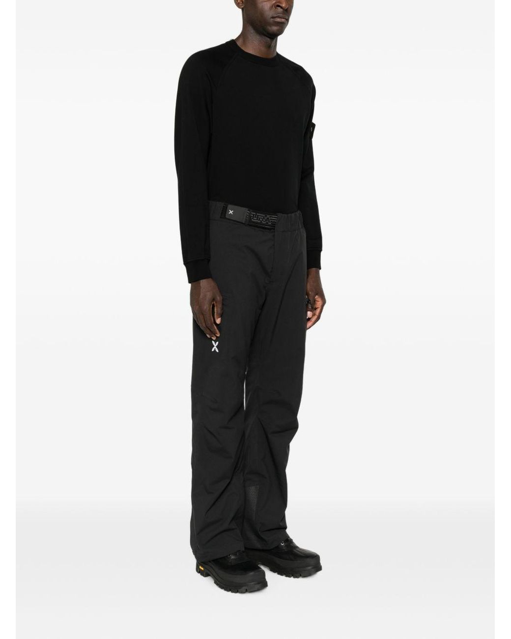 Montura Black Polyester Trousers
