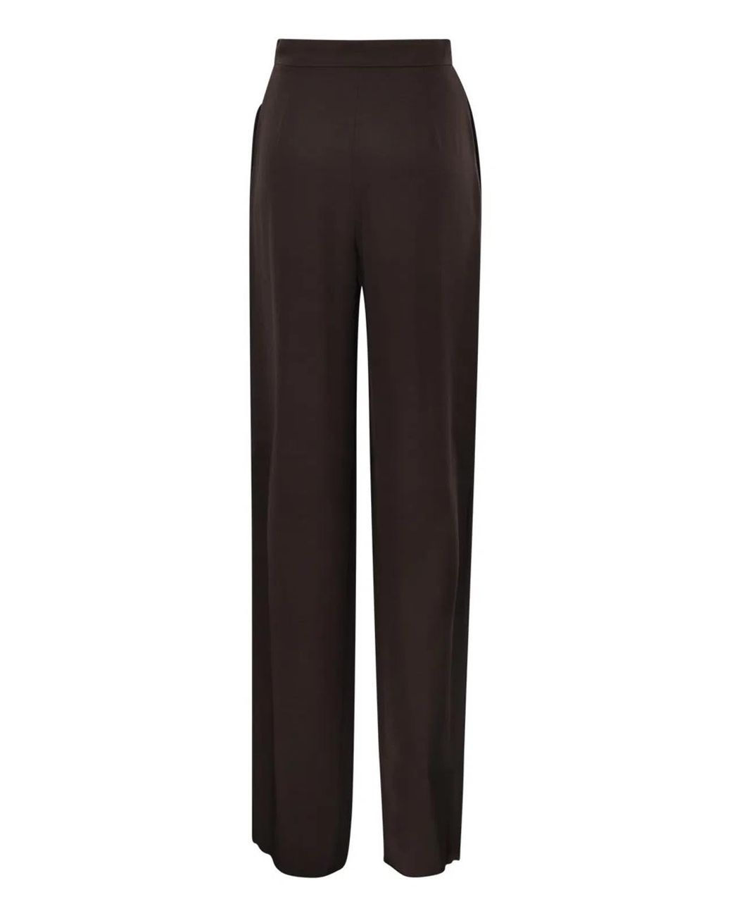 Max Mara Brown Msealpaca – Fluid Palazzo Trousers