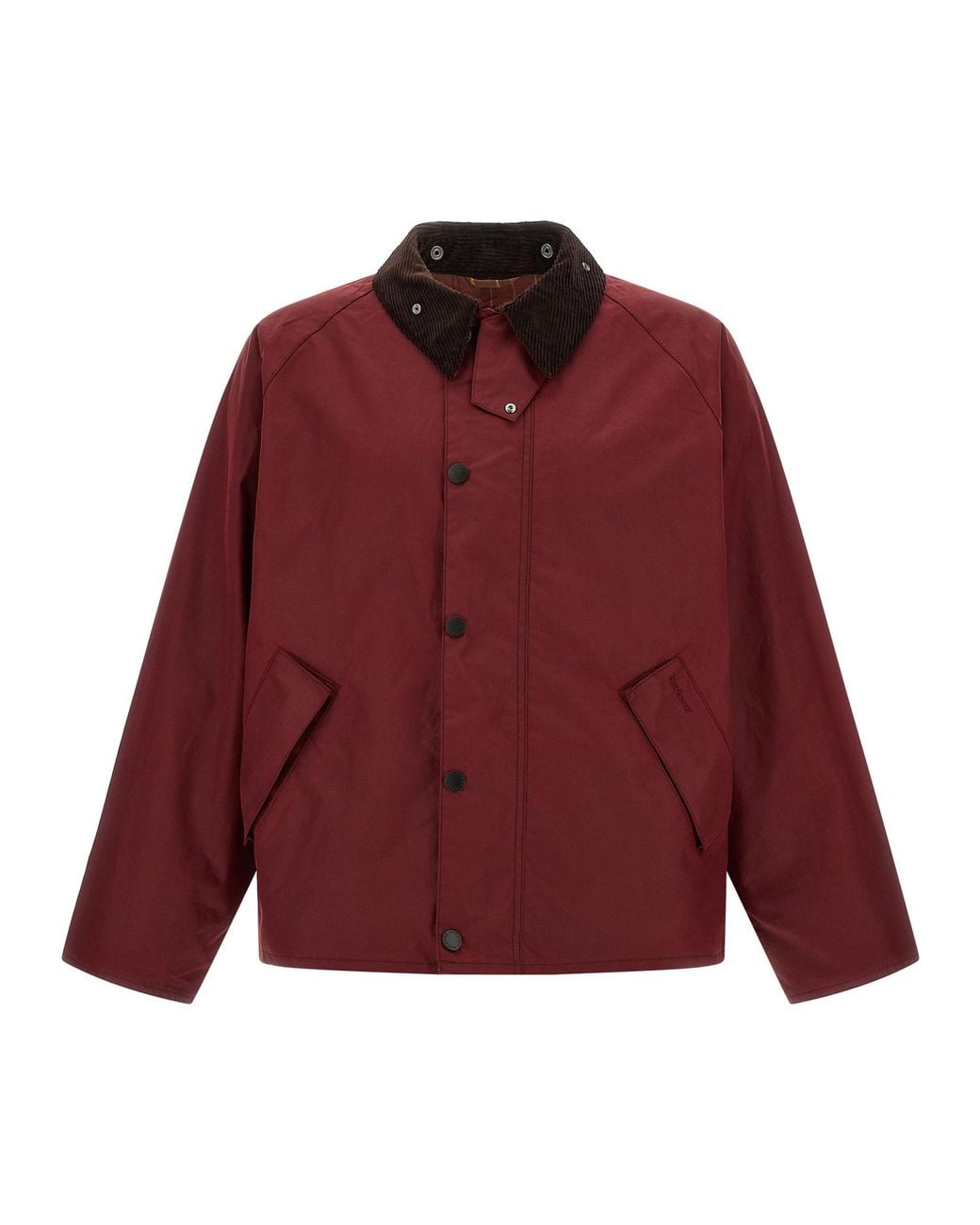 Barbour Red 'Os Transport' Jacket for men