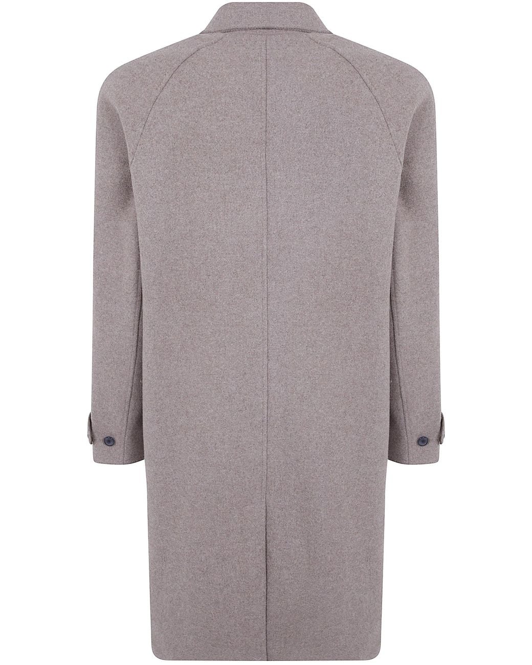 Les Deux Gray Solid Wool Coat for men