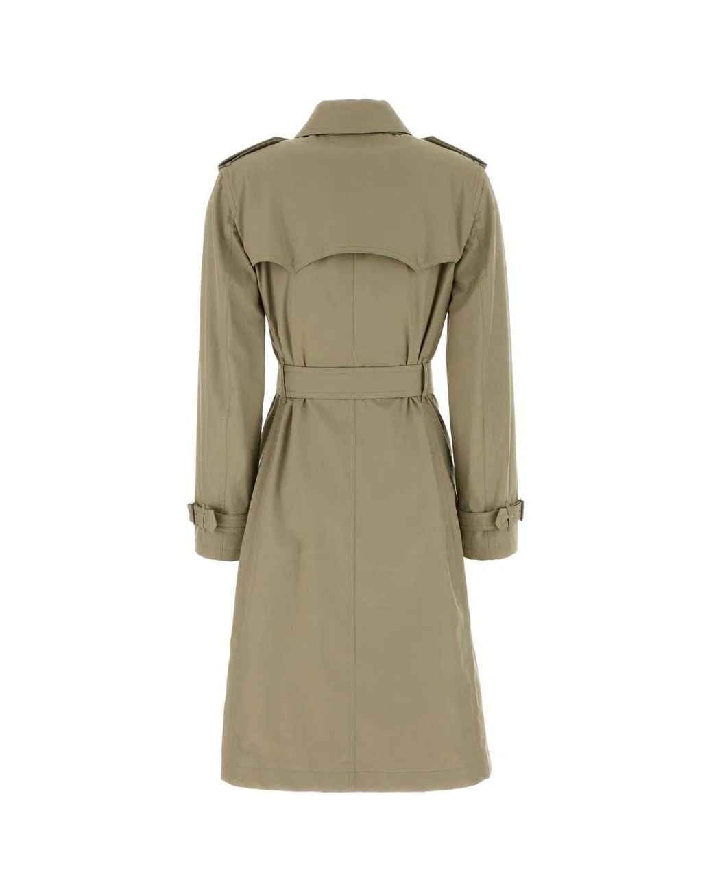 Burberry Natural Khaki Gabardine Trench Coat
