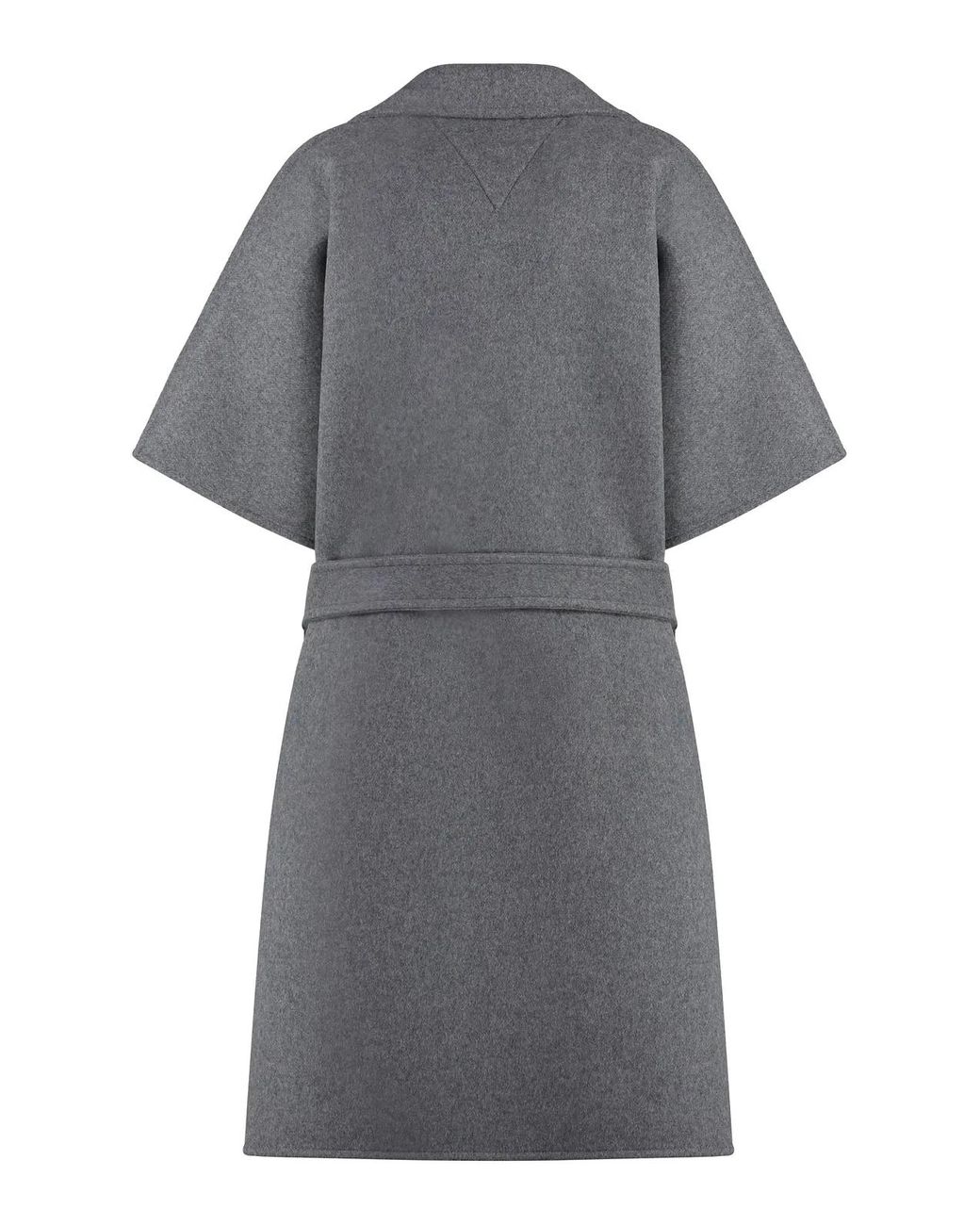 Bottega Veneta Gray Wool And Cashmere Coat