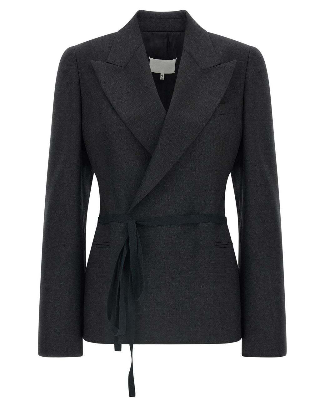 Maison Margiela Black Wrap Blazer