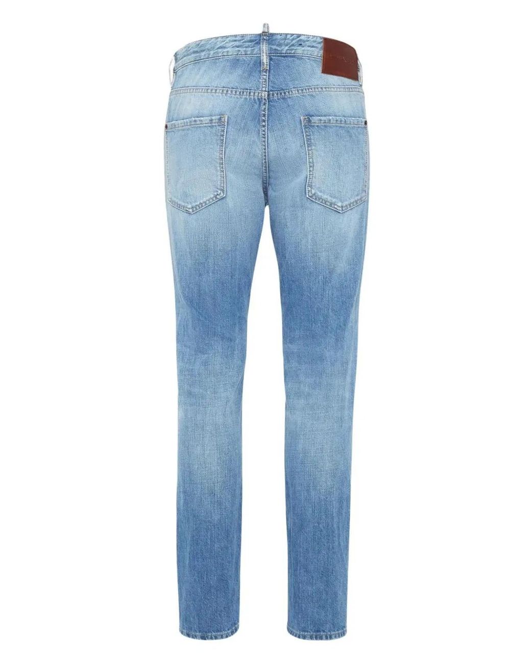DSquared² Blue Pants 5 Pockets for men