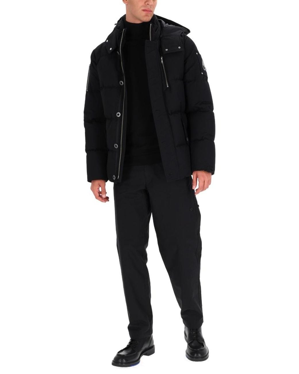 Moose Knuckles Black Giacca Original 3Q Neoshear for men