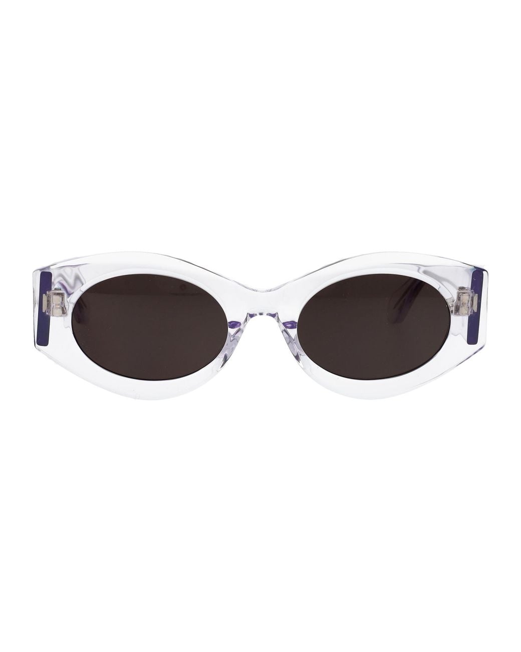 Alaïa Black Alaia Crystal-Crystal- Acetate Sunglasses