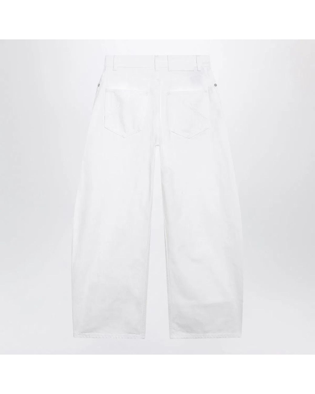 Alaïa White Alaia Rodeo Denim Trousers