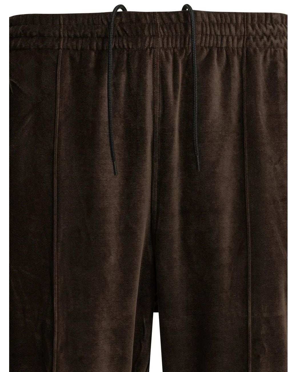 Needles Gray Cotton Polyester Sports Pants for men