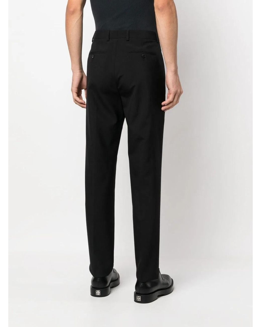 Valentino Garavani Black Wool Pant for men
