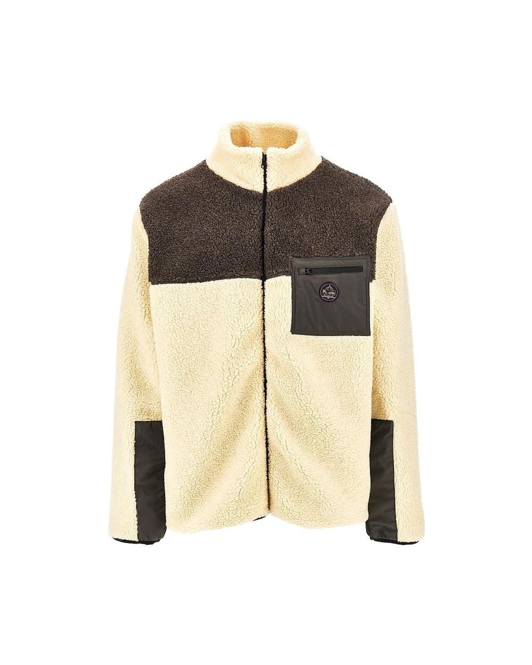 Mauna Kea Metallic Color Block Sherpa Fleece Jacket for men