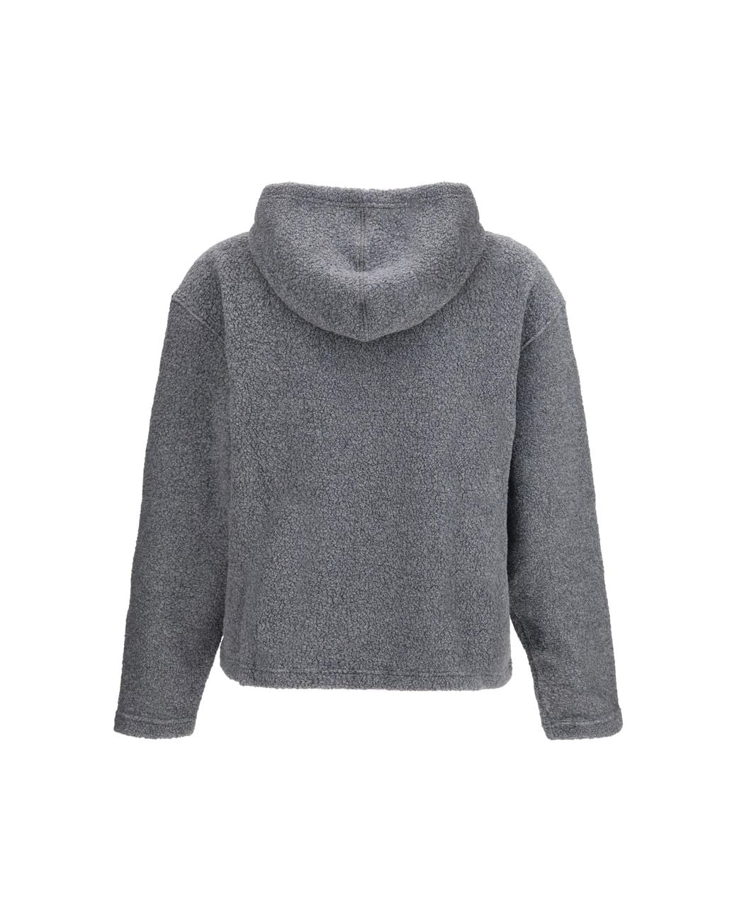 sunflower Gray Wool Hoodie for men