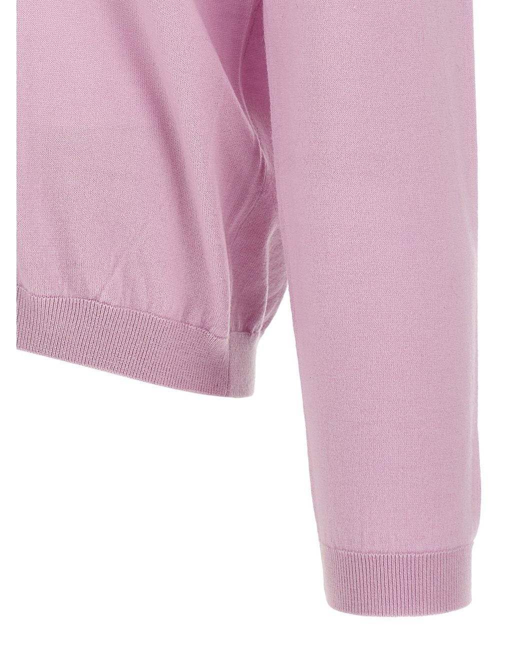 LARMERI STUDIO Pink 'Touch' Polo Shirt for men