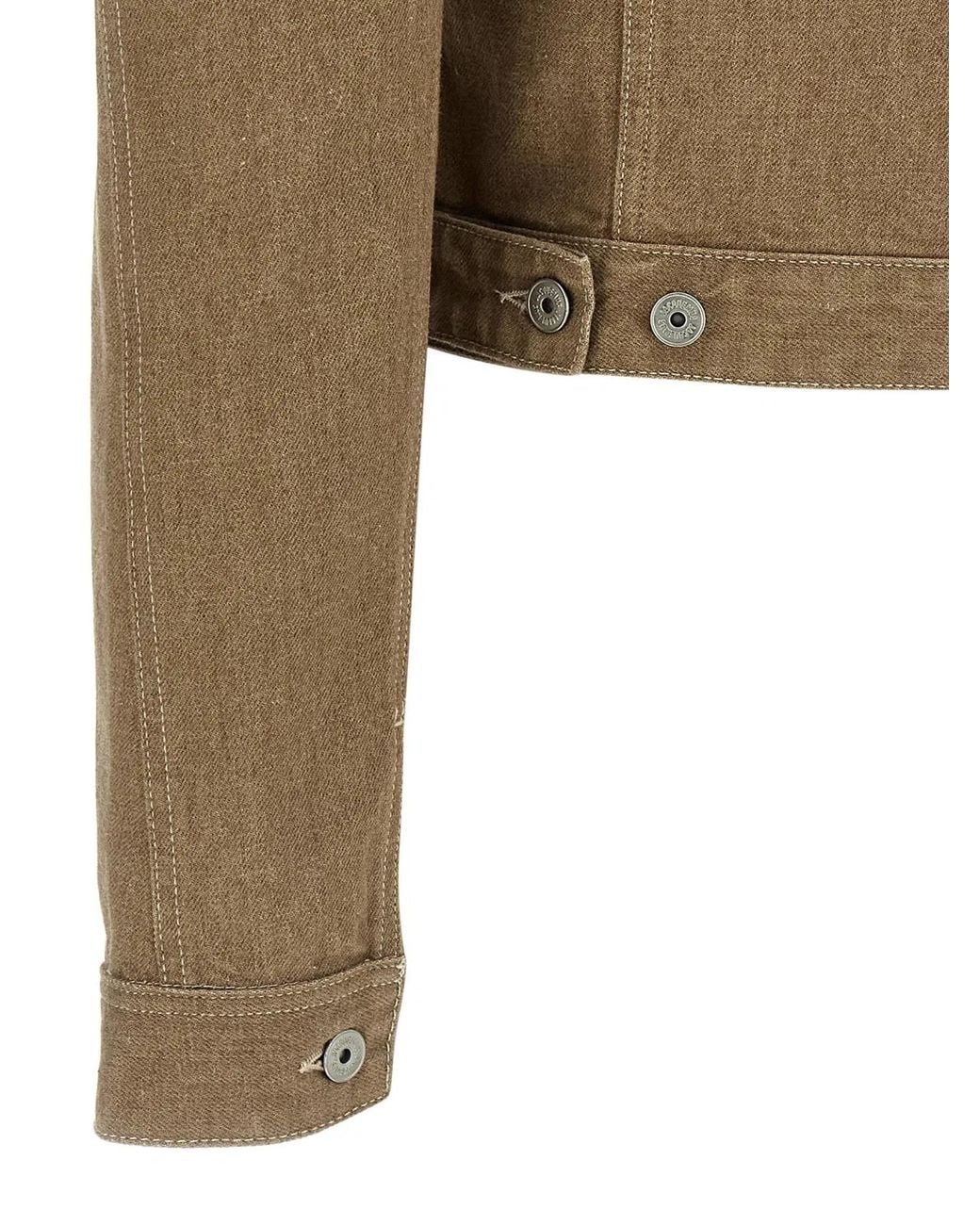 Jacquemus Brown Cargo Denim Jacket