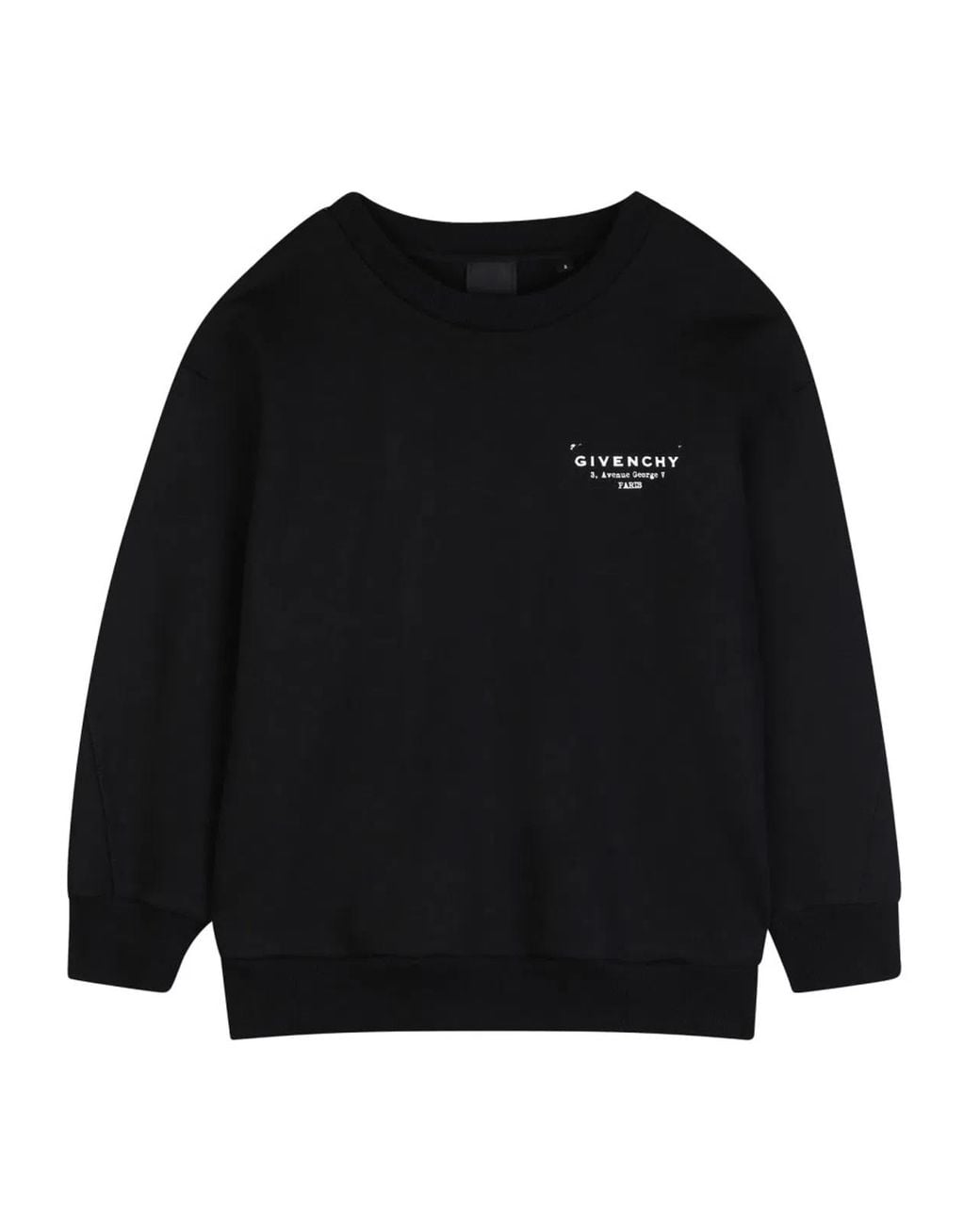Givenchy Black Felpa Con Logo