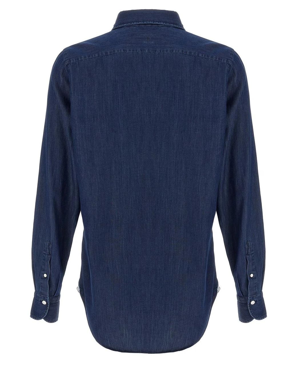 Finamore 1925 Blue 'Napoli' Shirt for men