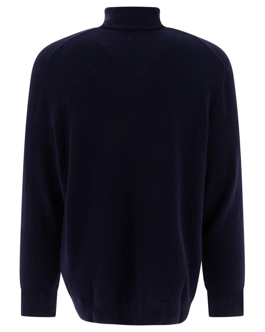 Polo Ralph Lauren Blue Wool Half-Zip Sweater for men