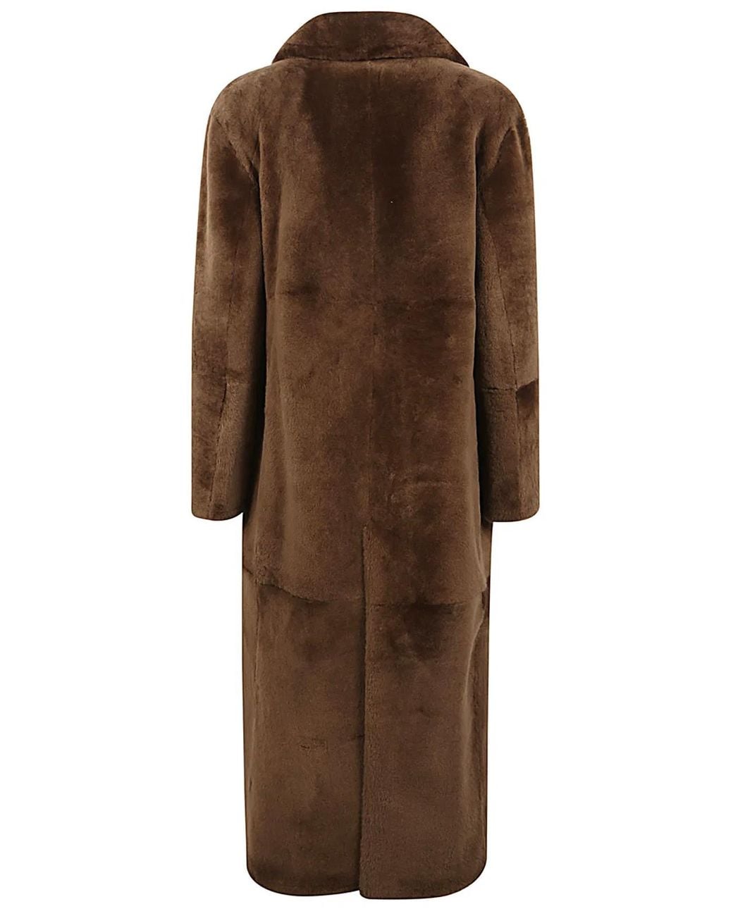 FURLING BY GIANI Brown Long Coat