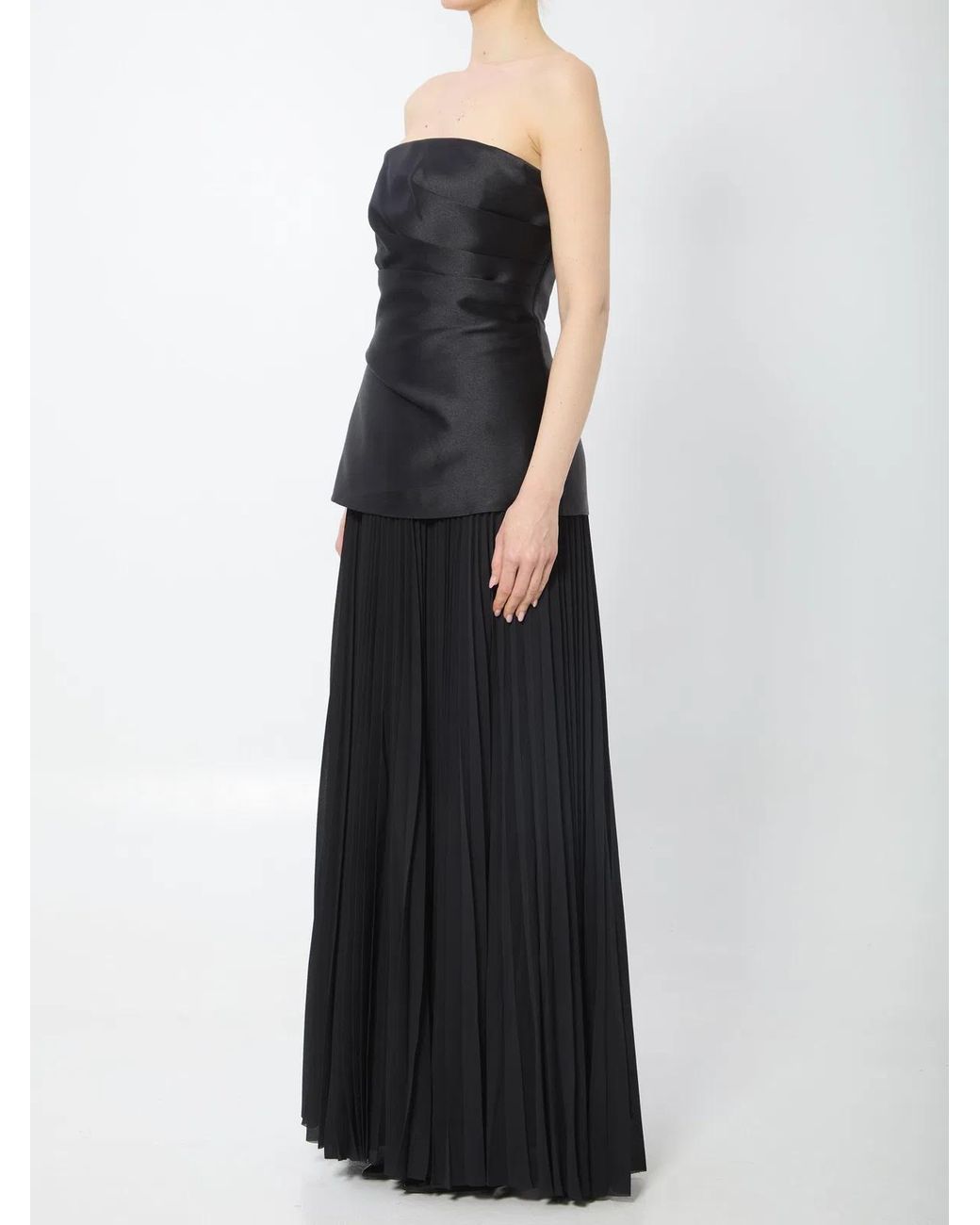Solace London Black Claudette Maxi Dress