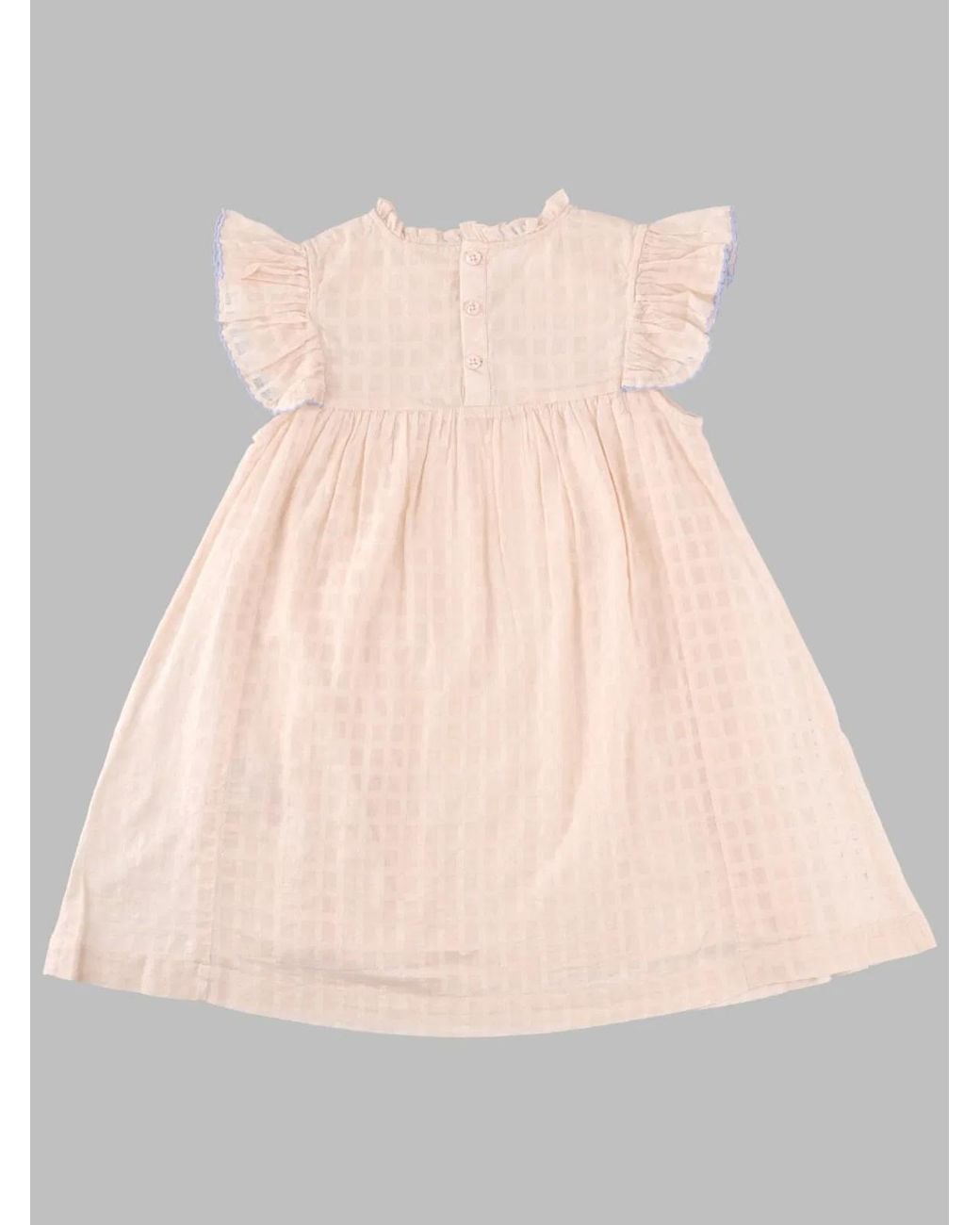 Louise Misha Pink Vestito Con Ricamo