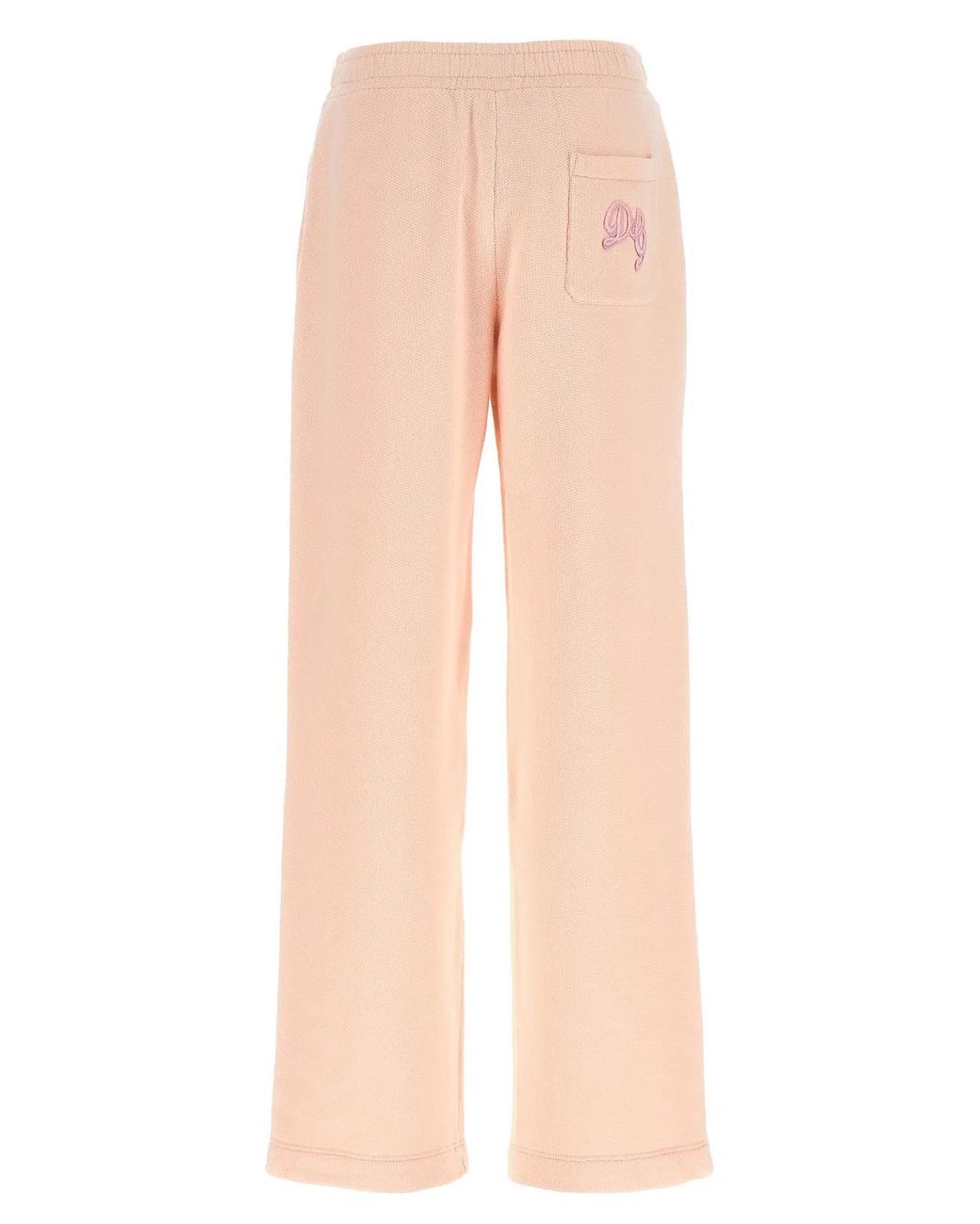Dolce & Gabbana Natural Dolce & Gabbana Logo Embroidery Joggers