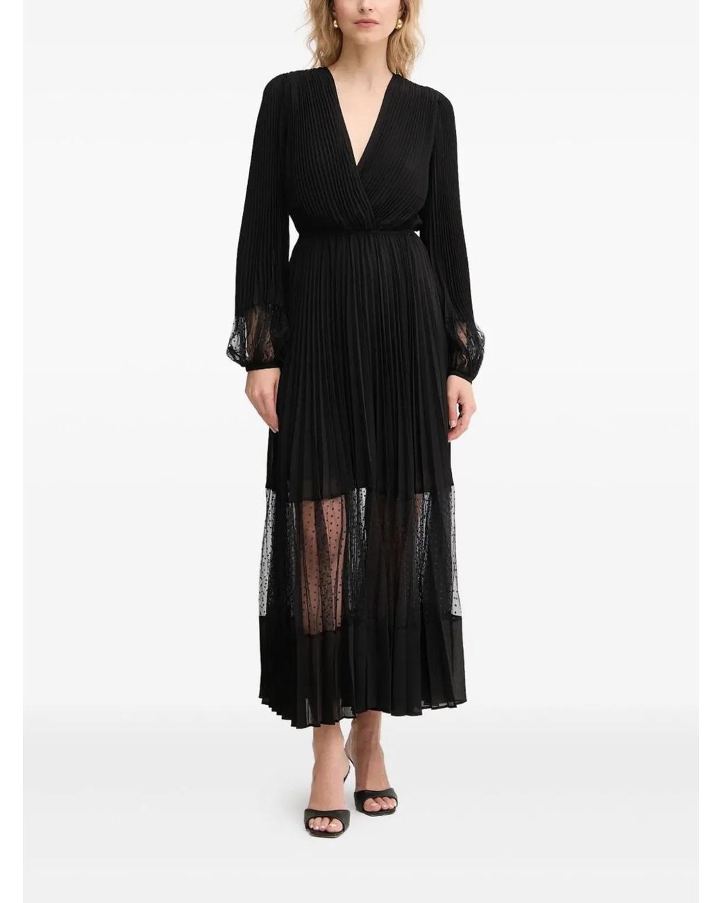 Twinset Black Silk Casual Dress