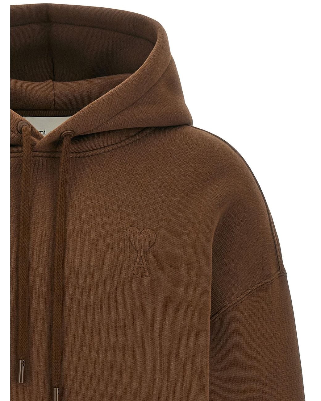 AMI Brown 'Ami De Cœur' Hoodie