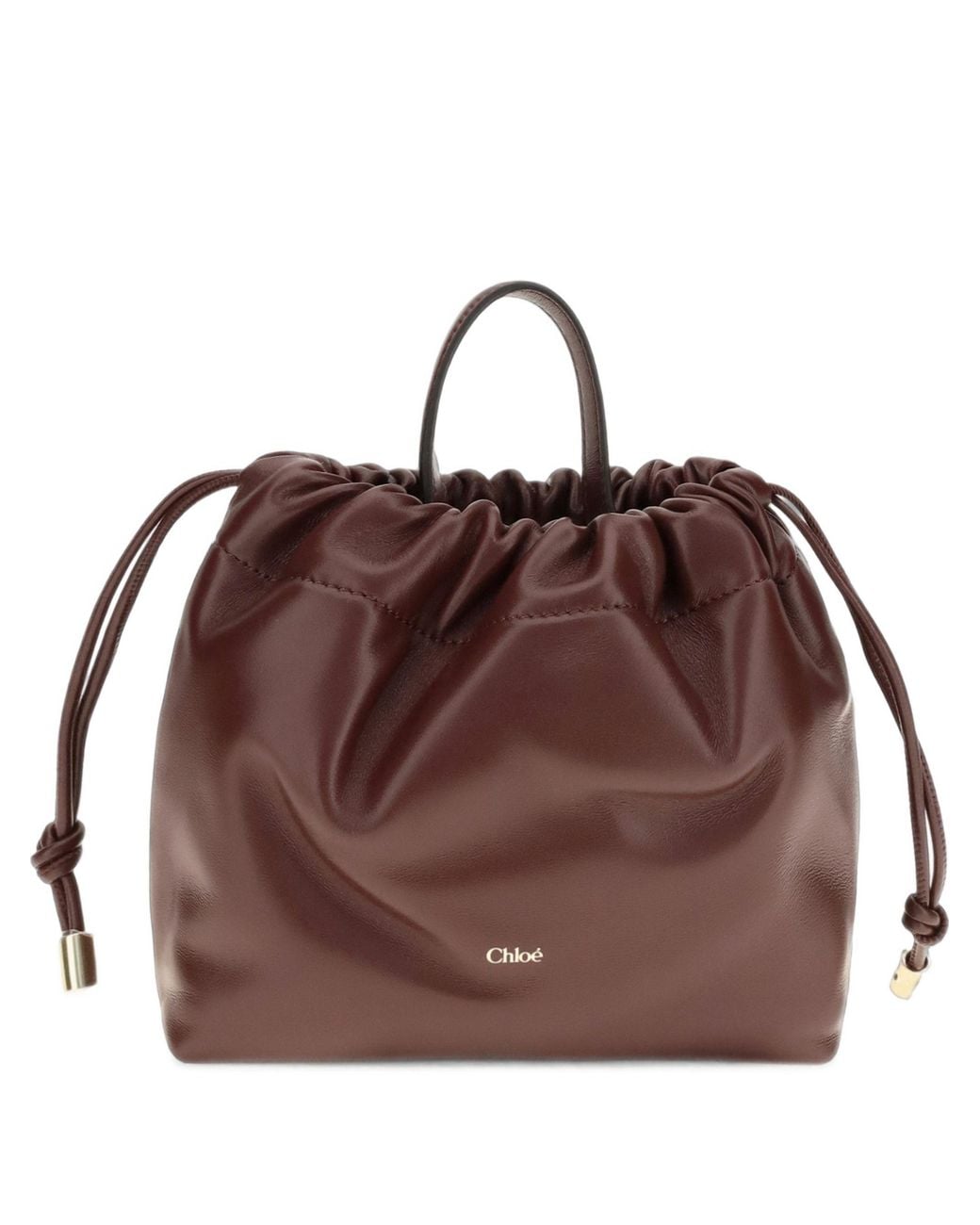 Chloé Brown Icons Mini Shoulder Bag