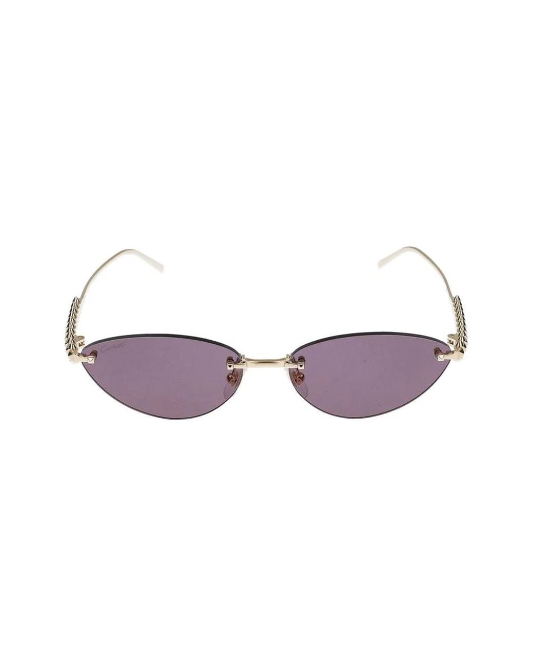 Cartier Purple Sunglasses Ct0543S 004/16/140