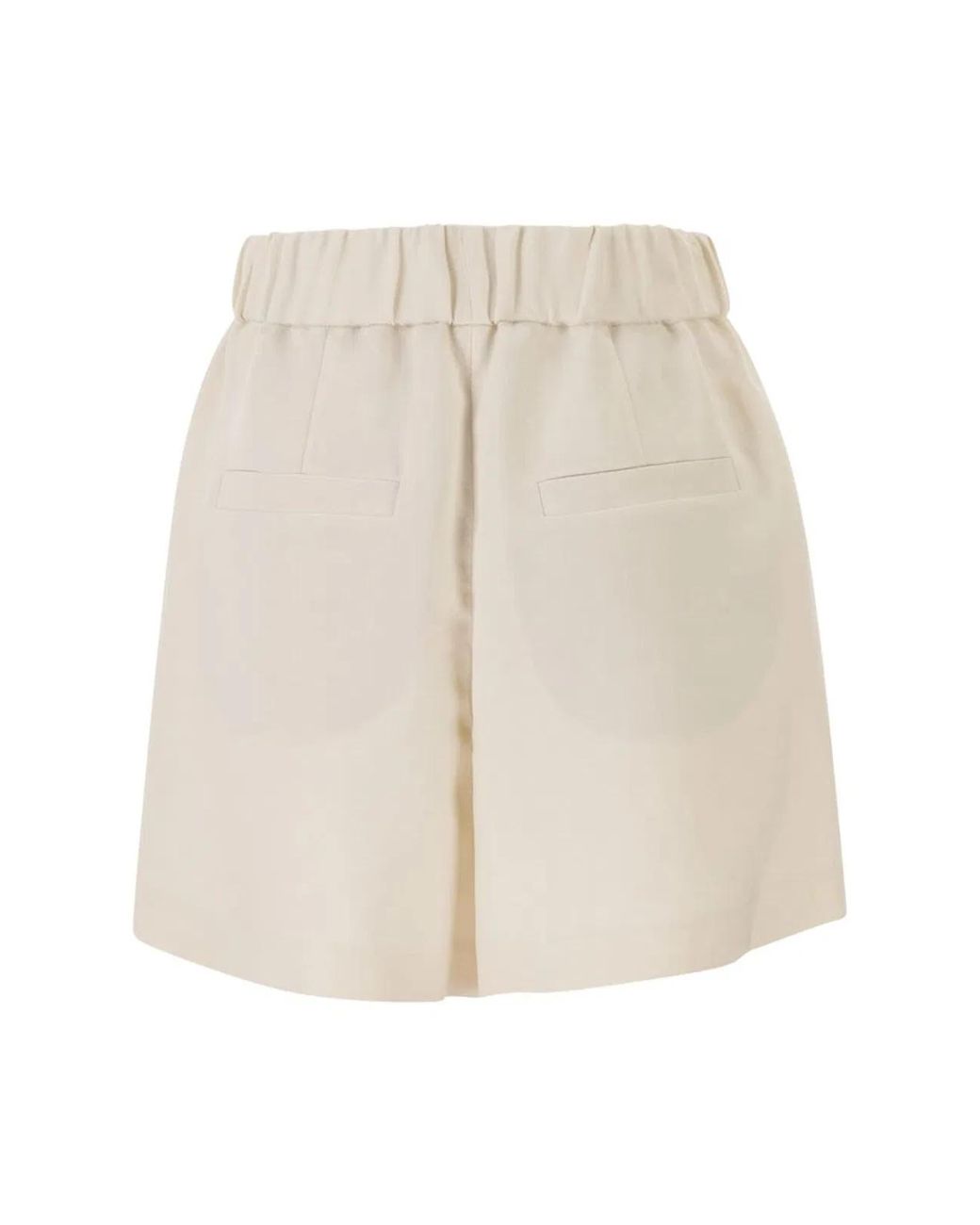 Brunello Cucinelli Natural Baggy Shorts