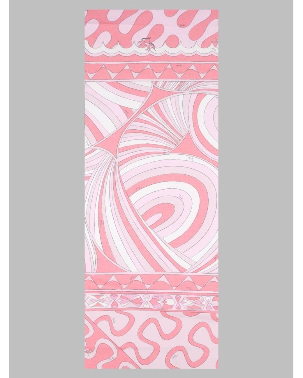 Emilio Pucci Pink 100% Cotton Mini Swimwear Bikini