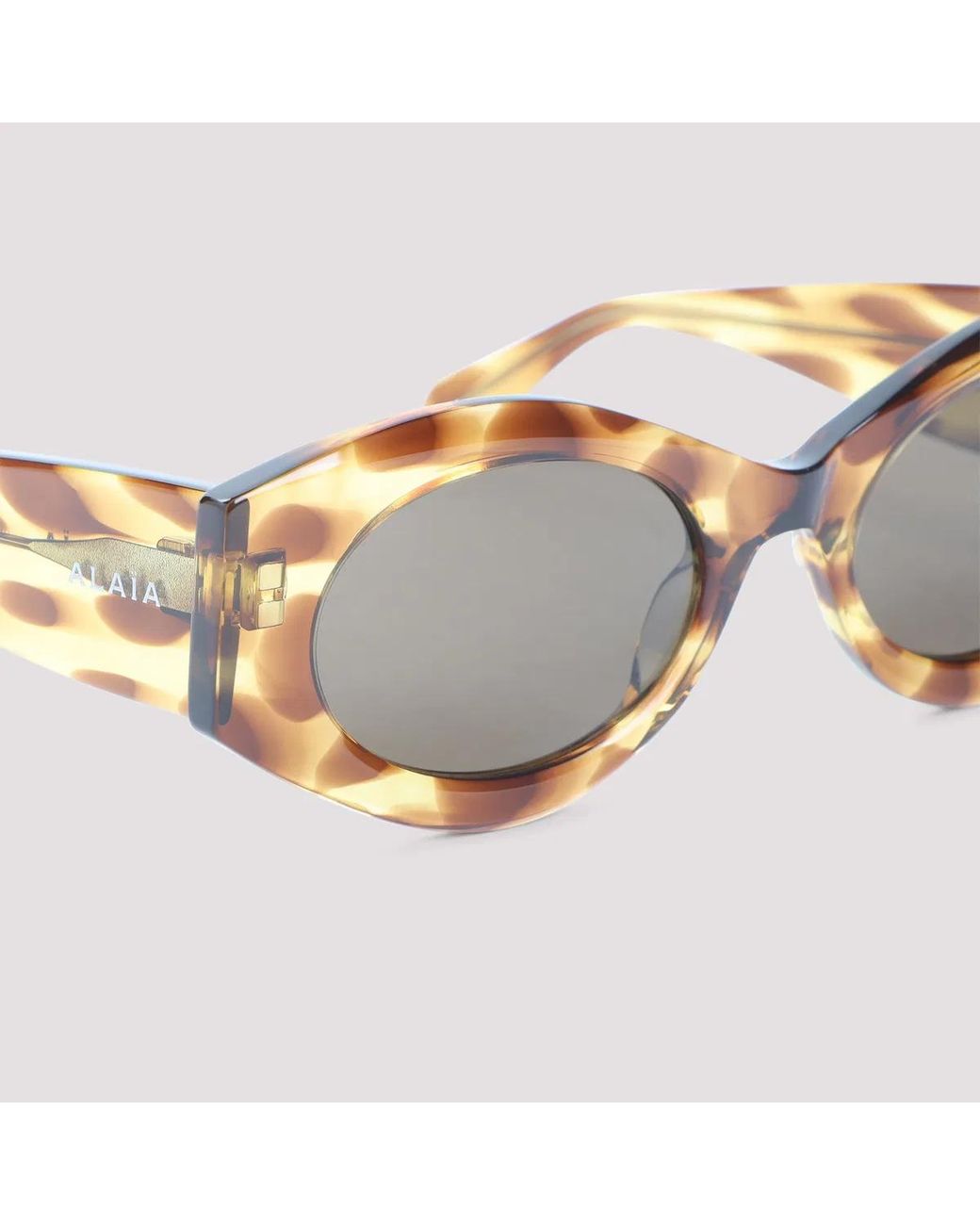Alaïa White Alaia Acetate Sunglasses