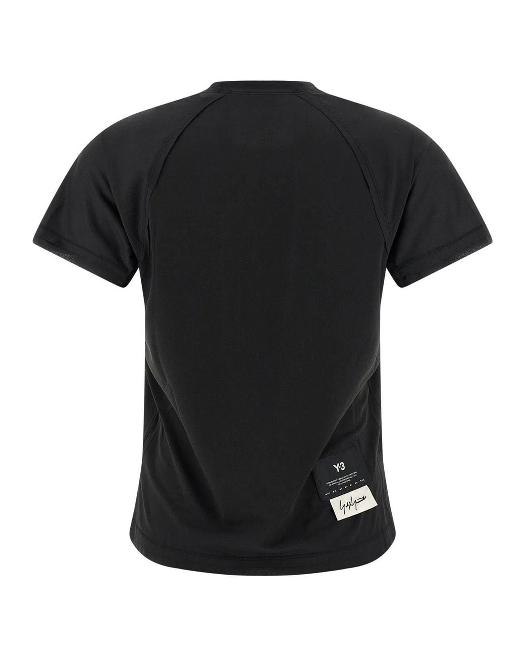 Y-3 Black 'W Run' T-Shirt