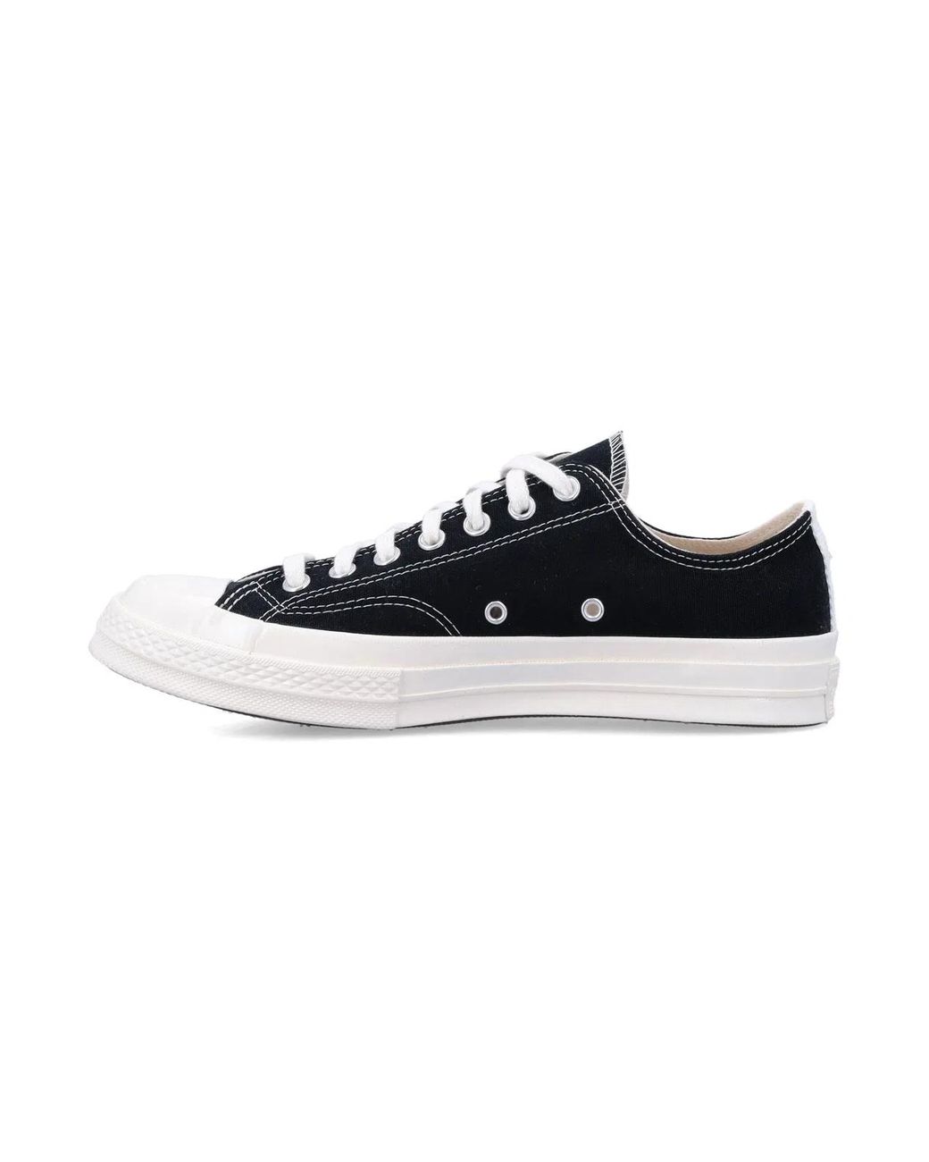 COMME DES GARÇONS PLAY Black Small Heart Low Top for men