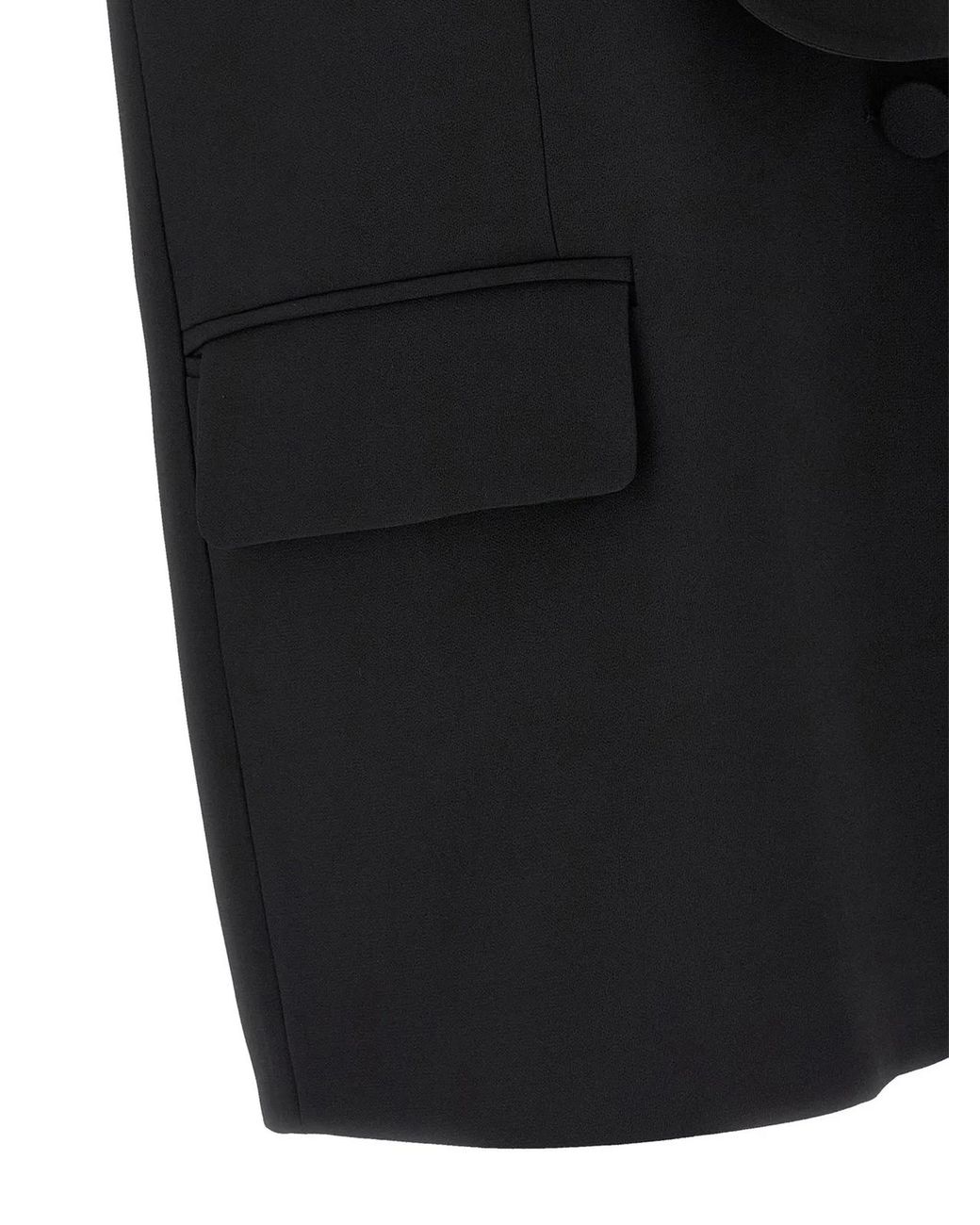 DI.LA3 PARI' Black Tuxedo Vest