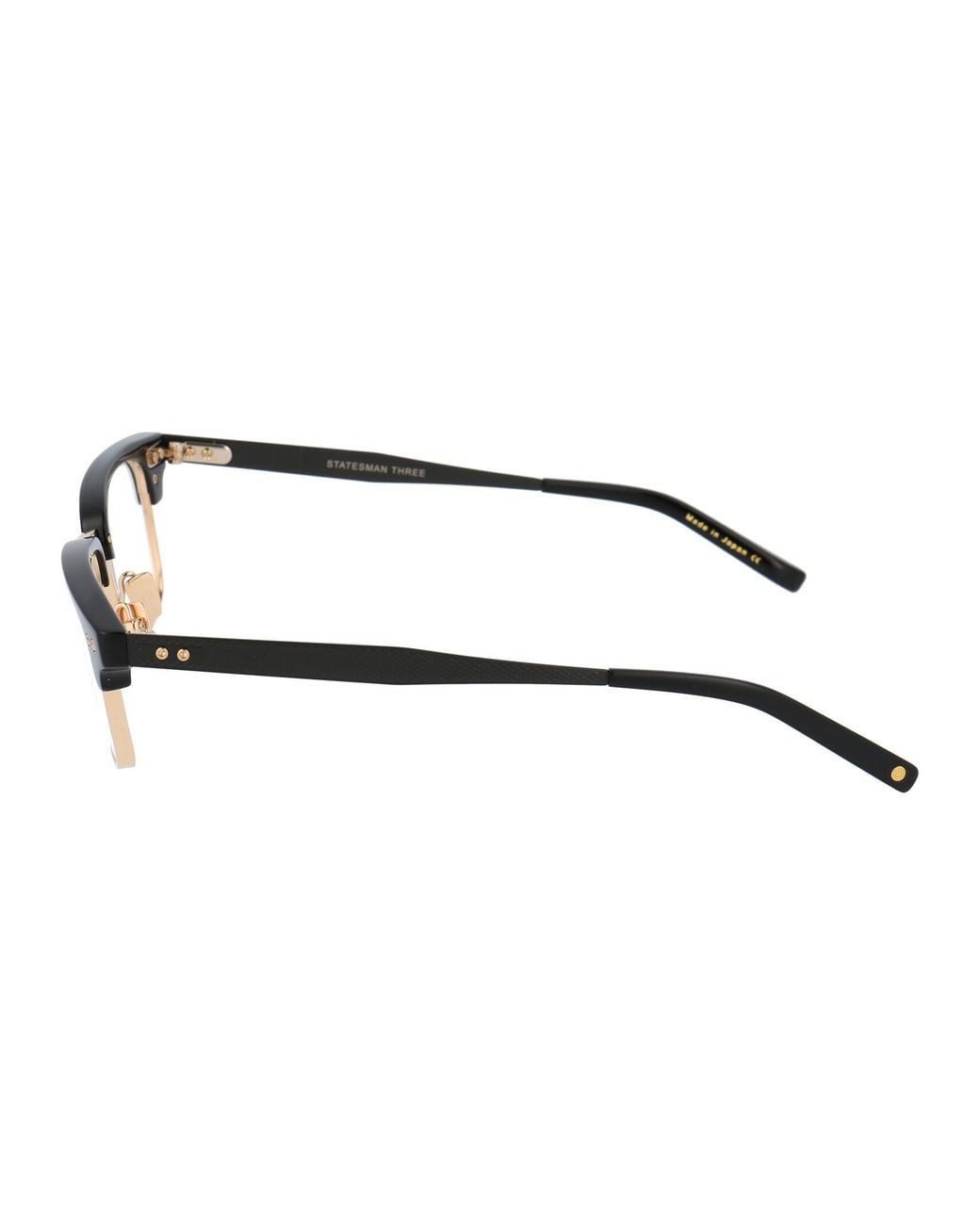 Dita Eyewear Black Metal Glasses for men