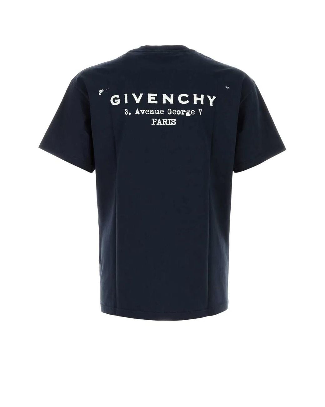 Givenchy Blue Cotton Regular Fit Tshirt for men