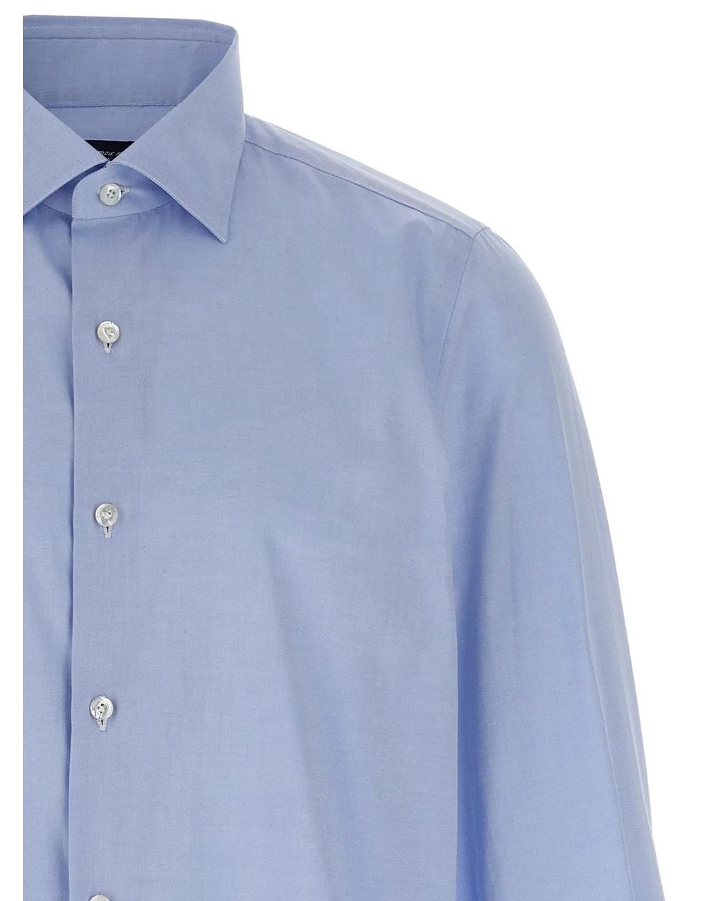 Finamore 1925 Blue 'Napoli' Shirt for men