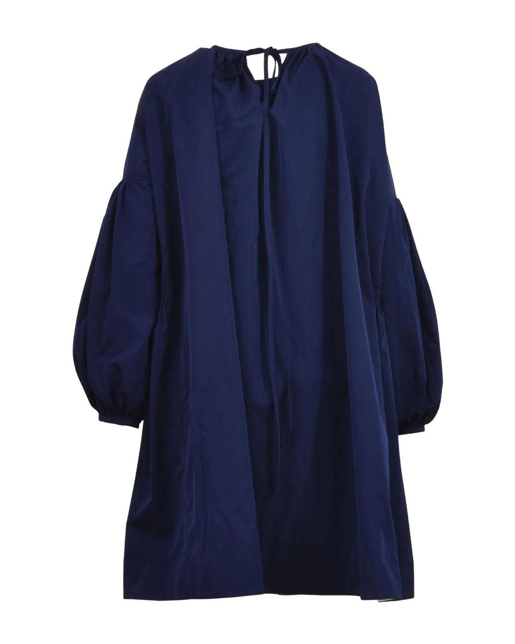 Calvin Klein Blue Lace Detail Bishop Dress
