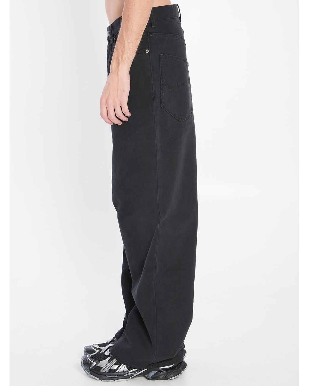 Balenciaga Black Baggy Pants for men