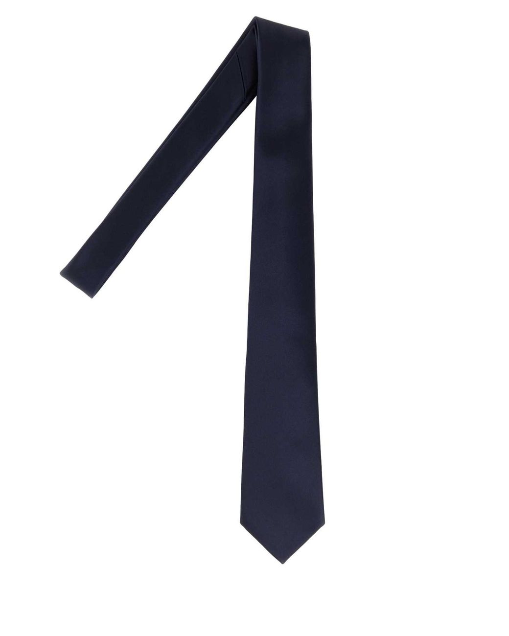 Saint Laurent Blue Silk Tie for men
