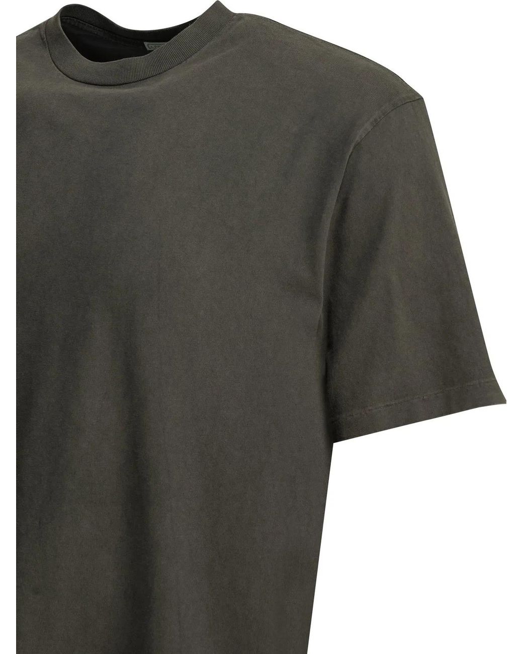 A.PRESSE Green "Vintage" Crewneck T-Shirt for men