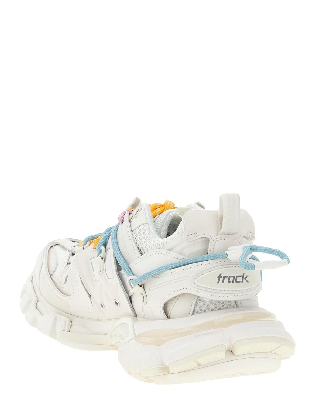 Balenciaga White 'Track Trail Laces' Sneakers
