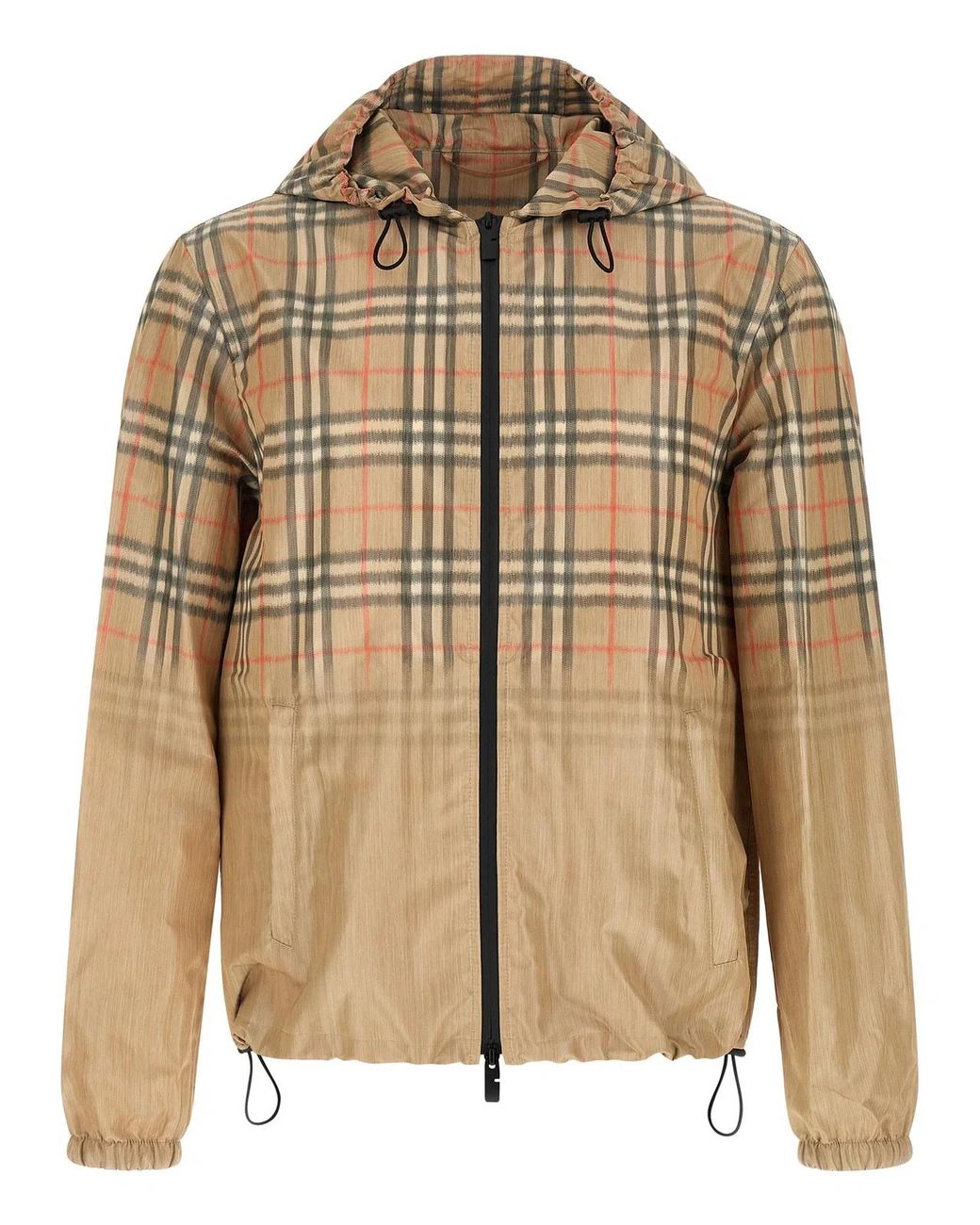 Burberry Natural Check Hood Jacket for men