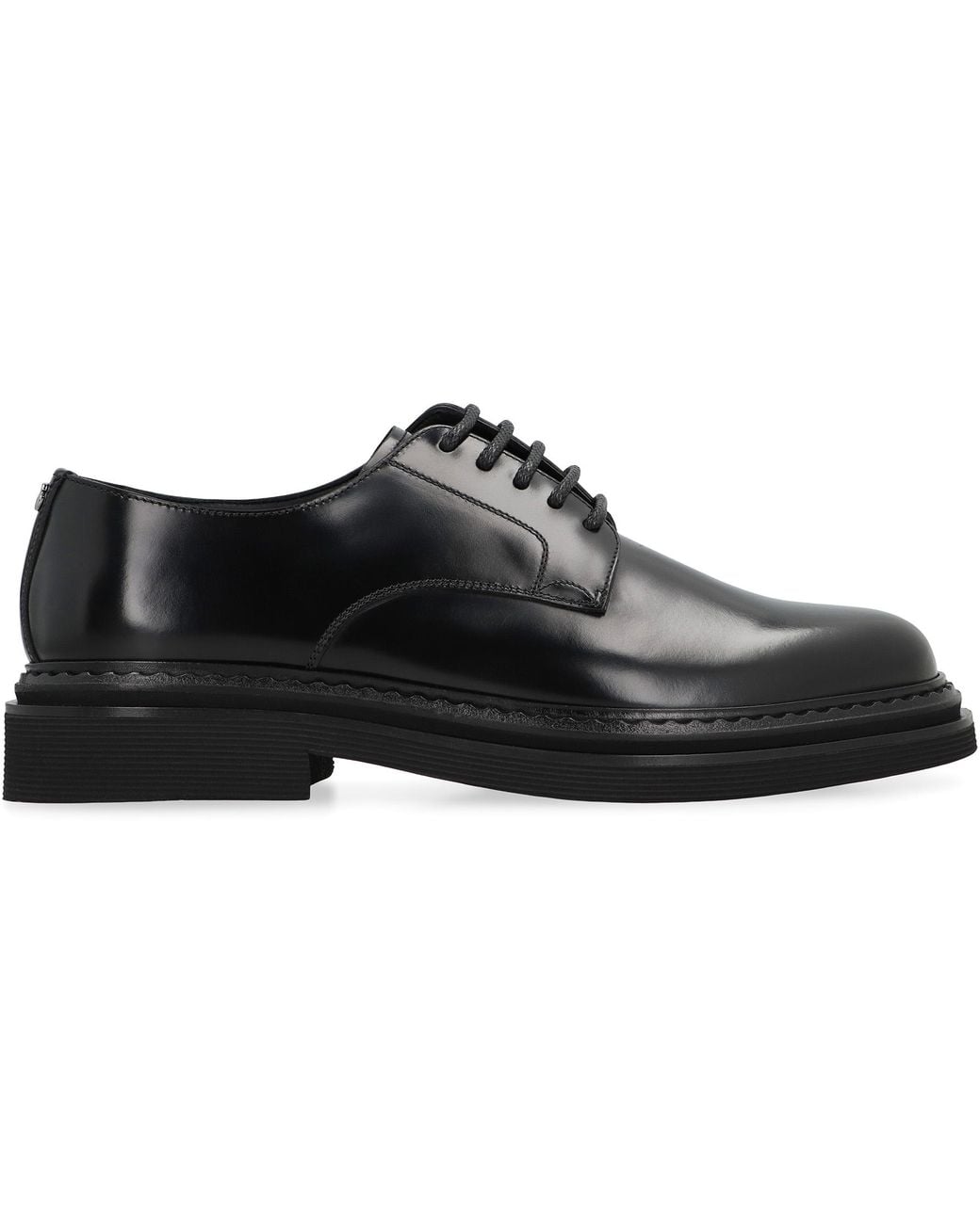 Dolce & Gabbana Black Dolce & Gabbana Calfskin Derby for men